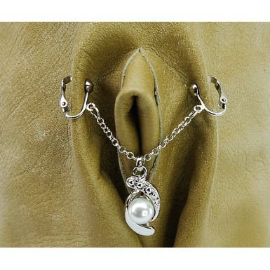 Украшения для клитора и половых губ non-pierced clitoral jewelry dangle with snowflake UPKO