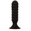    Menzstuff Ribbed Torpedo Dong 5 inch Black (15352)  